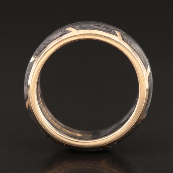 David Yurman 18K Forged Carbon Band - Picture 3 of 7